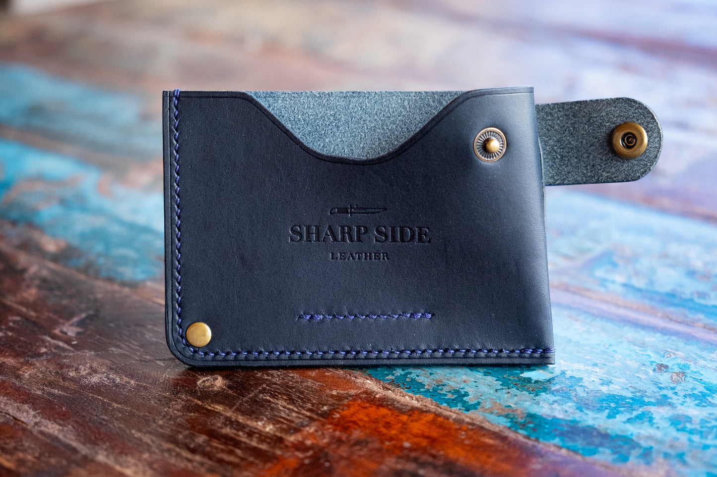 Side Strap. Navy blue